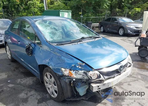 2010 Honda Civic Lx from USA, damaged, VIN 2HGFA1F55AH563754